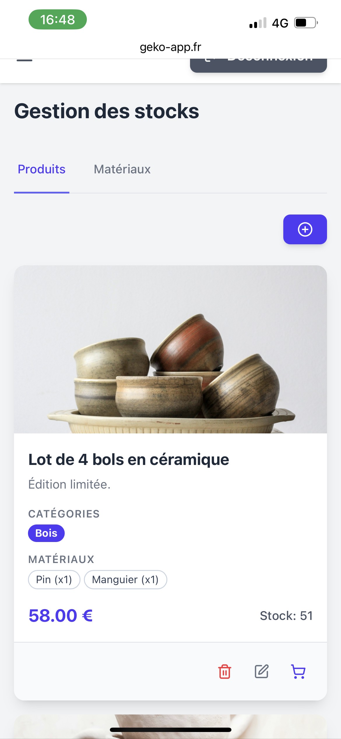 Exemple de gestion des clients